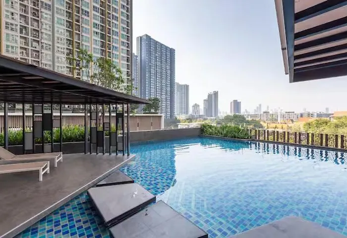 Luxury Onnutbtse9 40sqmt Netflix & Bts& Pool & Gym Appartement *