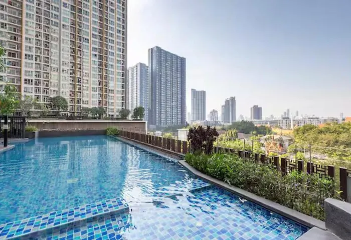 Appartement Luxury Onnutbtse9 40sqmt Netflix & Bts& Pool & Gym